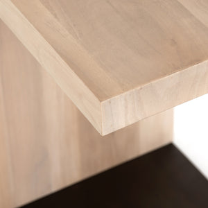 Hudson C Table In Ashen Walnut