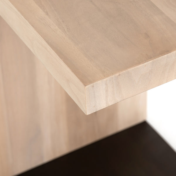 Hudson C Table In Ashen Walnut