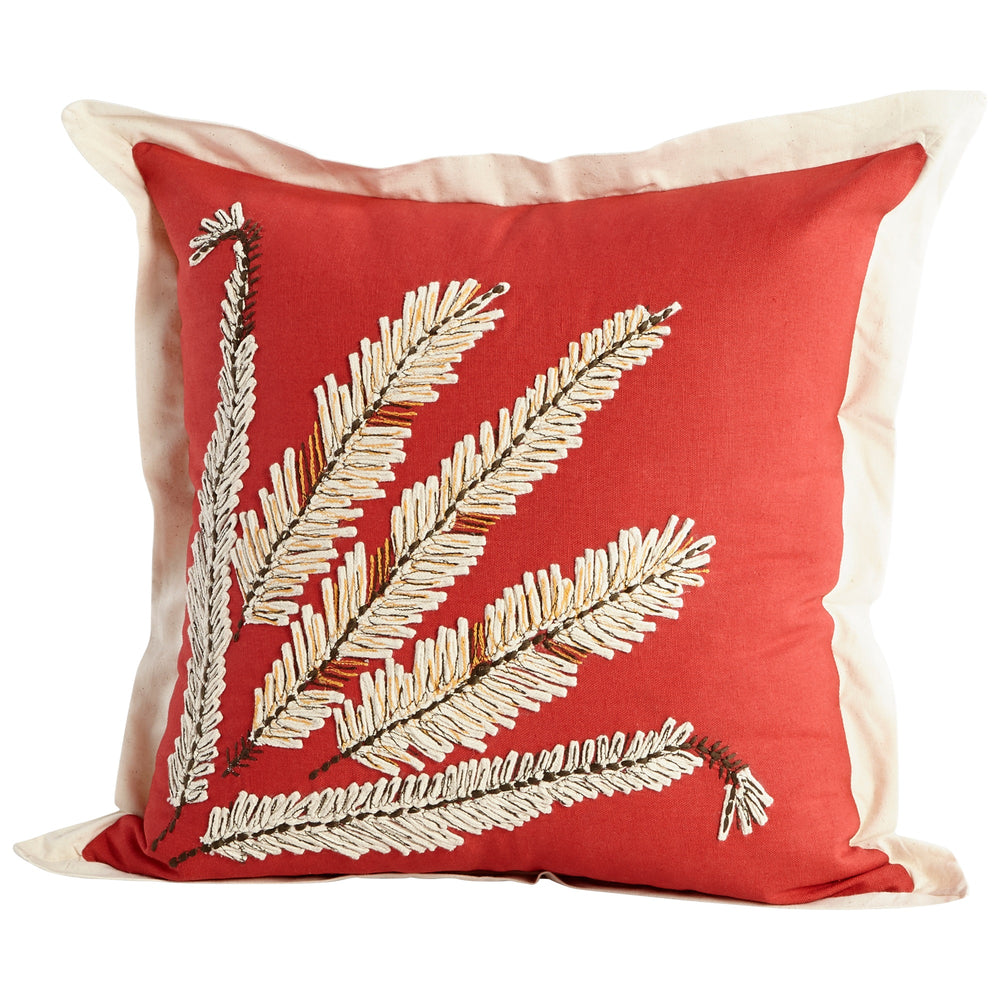 Pillow Cover | Red & White - 18 x 18