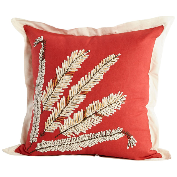 Pillow Cover | Red & White - 18 x 18