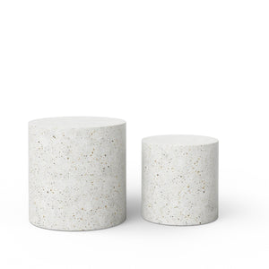 Ivory Terrazzo Pedestals