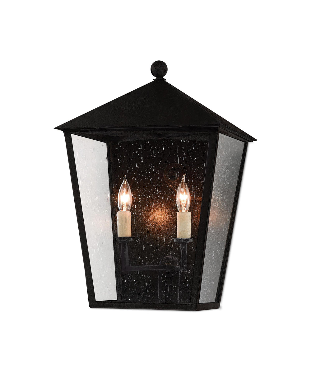Bening Medium Outdoor Wall Sconce In Midnight