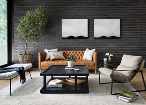 Williams Leather Sofa-75"-Nat Wash Camel