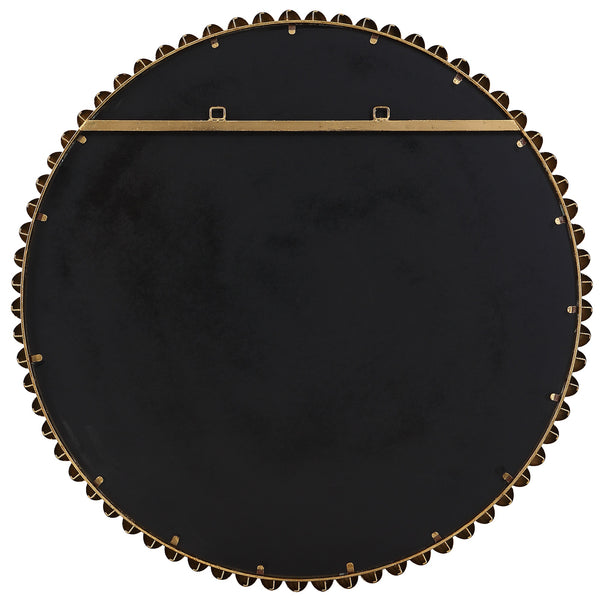 Byzantine Round Gold Mirror