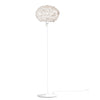 Eos Medium Floor Lamp in White with White Base