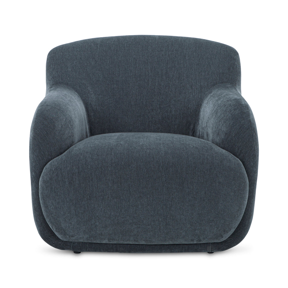 Moe's Stevie Lounge Chair in Slate Blue