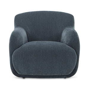 Moe's Stevie Lounge Chair in Slate Blue