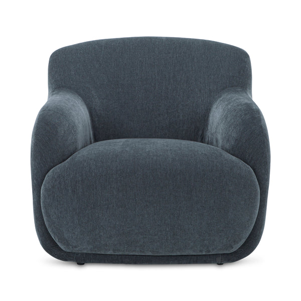 Moe's Stevie Lounge Chair in Slate Blue