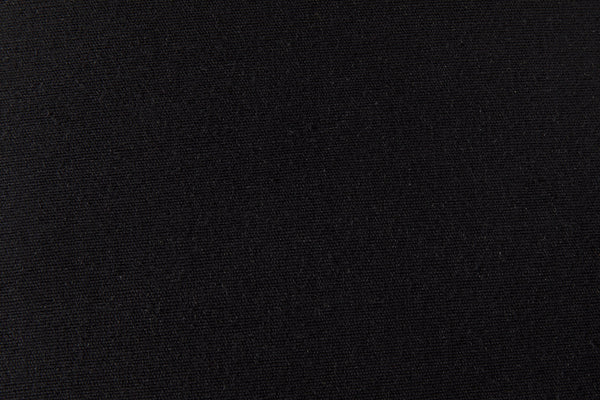 Cornelia Teak Chair with Satin Finish and Black Cotton Upholstery