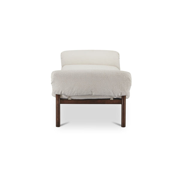 Cardero Daybed in Ivory with Ash Frame