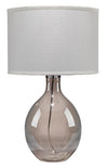 Juliette Blown-Glass Table Lamp, Grey