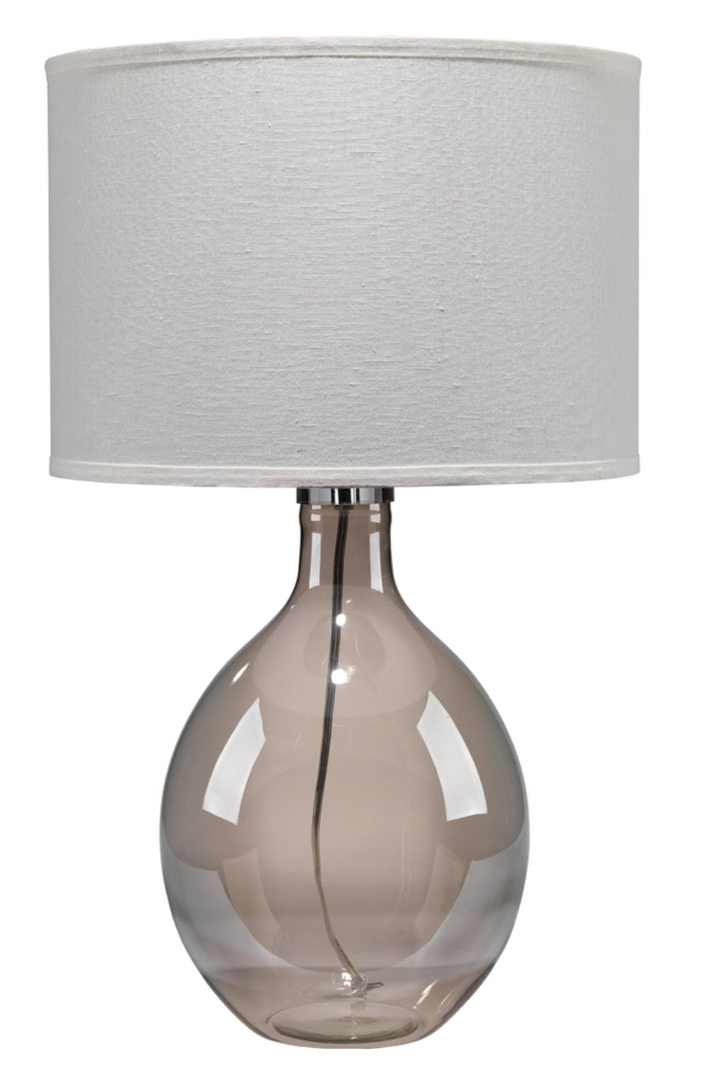 Juliette Blown-Glass Table Lamp, Grey