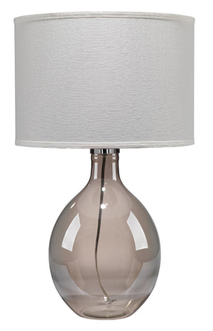 Juliette Blown-Glass Table Lamp, Grey
