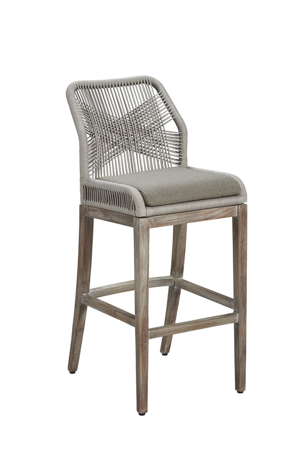 Grey Fiddler Counter Stool