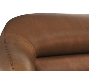 ARMANI SOFA - COGNAC LEATHER
