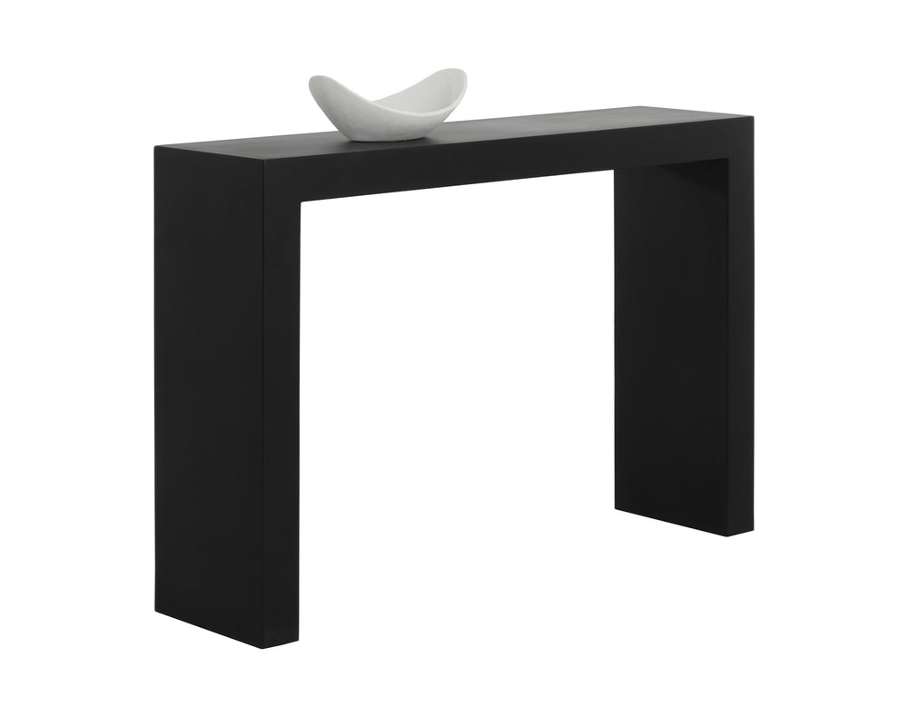 AXLE CONSOLE TABLE - BLACK