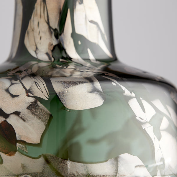 Maisha Vase in Green and Gold