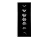 MOON PHASES - 72" X 30" - CHARCOAL FRAME