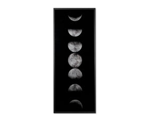 MOON PHASES - 72" X 30" - CHARCOAL FRAME
