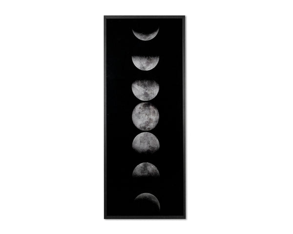 MOON PHASES - 72" X 30" - CHARCOAL FRAME