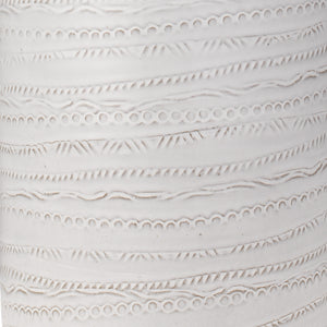 Trace Ceramic Table Lamp with Linen Shade