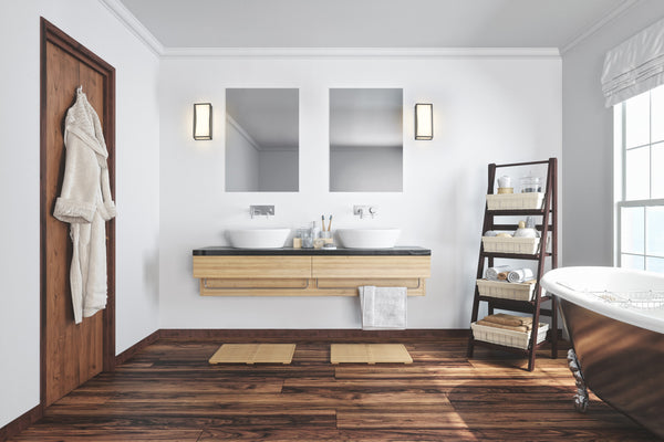 Baden 1 Light Vanity in Brushed Nickel Finish
