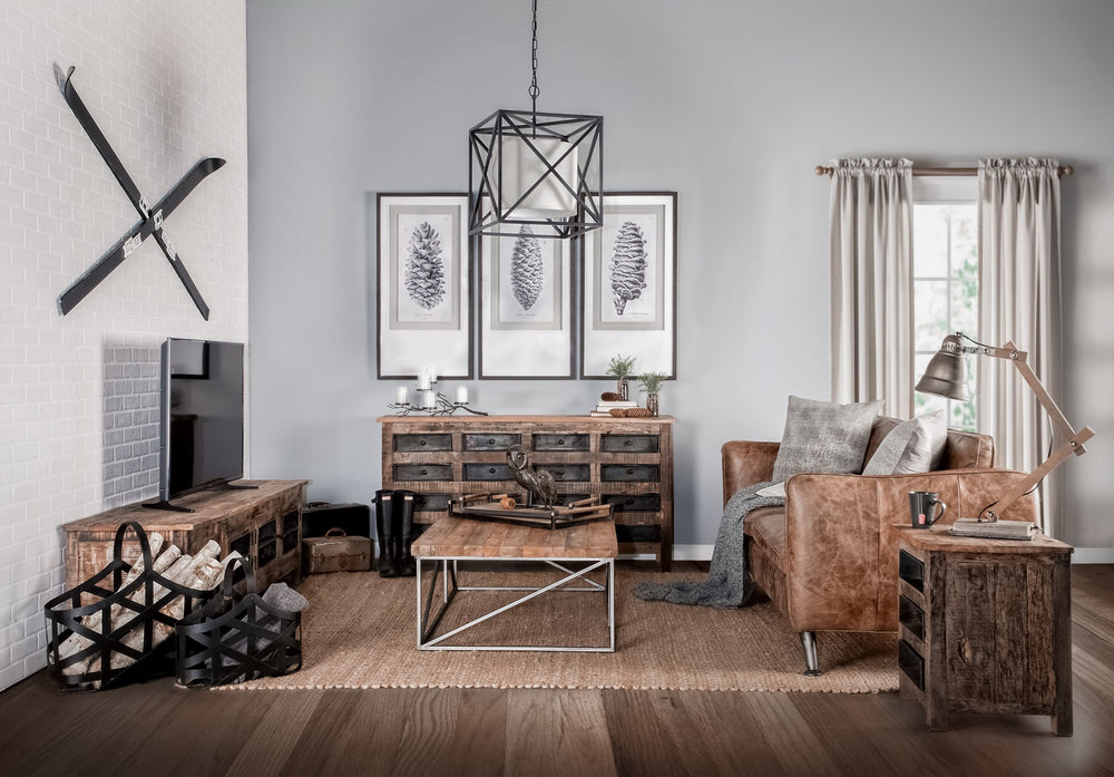 Cobain I 84" Brown Leather Two Seater Sofa