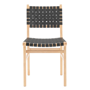 Marco PU Dining Side Chair, Black