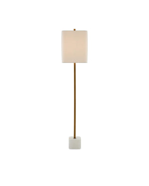 Felix Table Lamp In Natural & Antique Brass