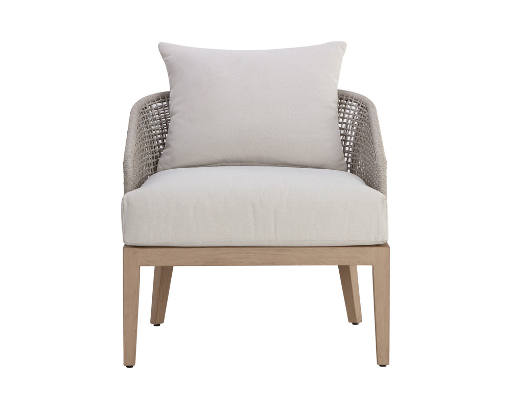 CAPRI LOUNGE CHAIR - DRIFT BROWN - PALAZZO CREAM