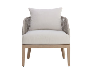 CAPRI LOUNGE CHAIR - DRIFT BROWN - PALAZZO CREAM