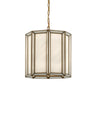 Daze Pendant In Antique Brass & White