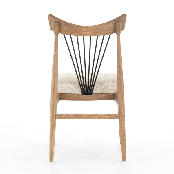 Solene Dining Chair In Darren Ecru