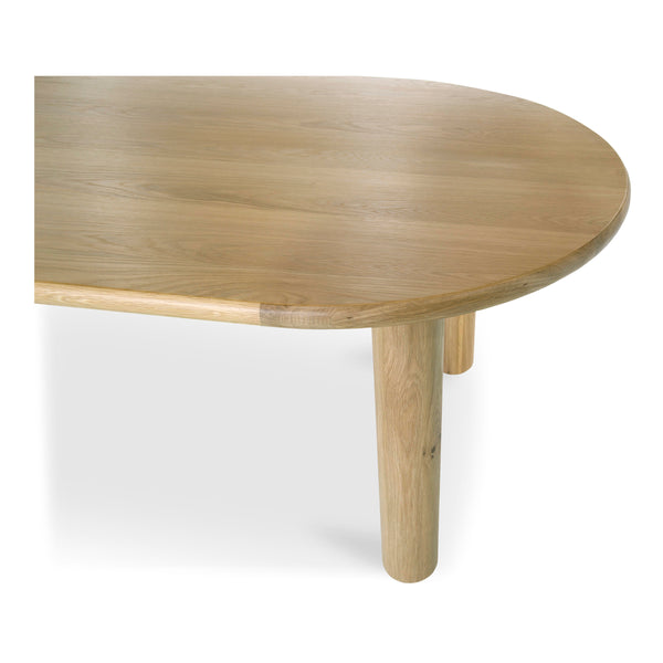 Moe's Milo Small Dining Table in Natural Oak