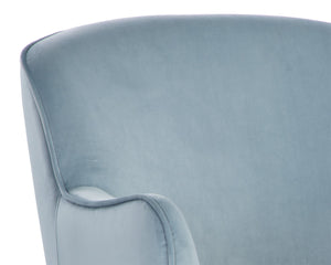 KARINA OFFICE CHAIR - CORNFLOWER BLUE SKY