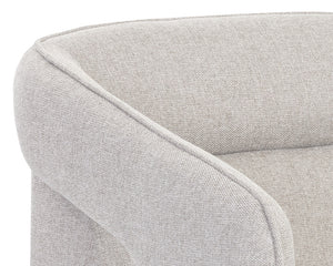 Kendrick Swivel Lounge Chair - Belfast Heather Grey