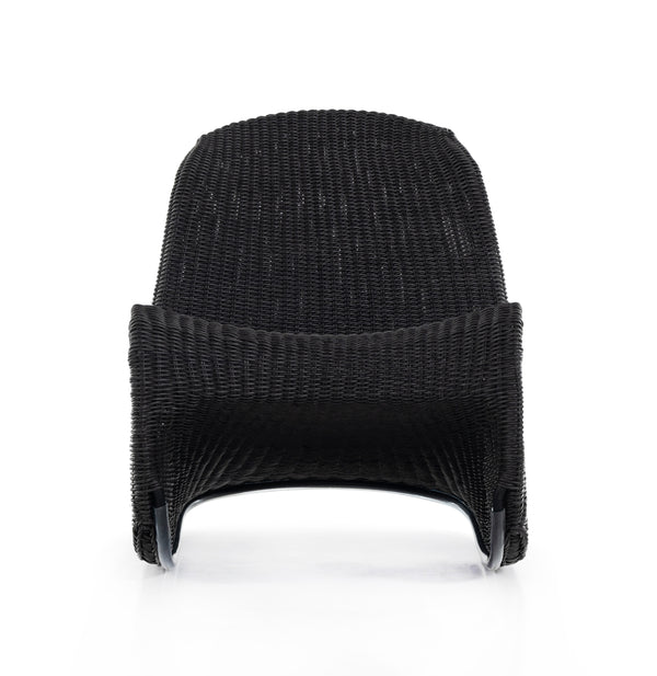 Portia Outdoor Rocking Chair In Coal