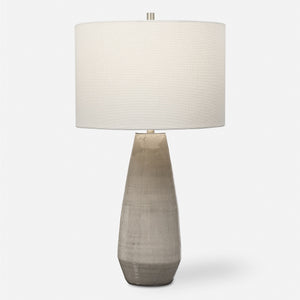 Volterra Taupe-Gray Table Lamp