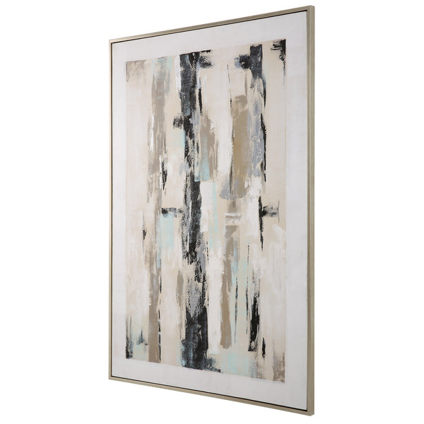 Placidity Hand Painted Abstract Art