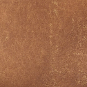 Ashton Brown Faux Leather Fabric w/ Light Wood  Accent Chair