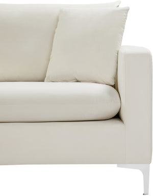 Lucy Sofa In Cream Velvet
