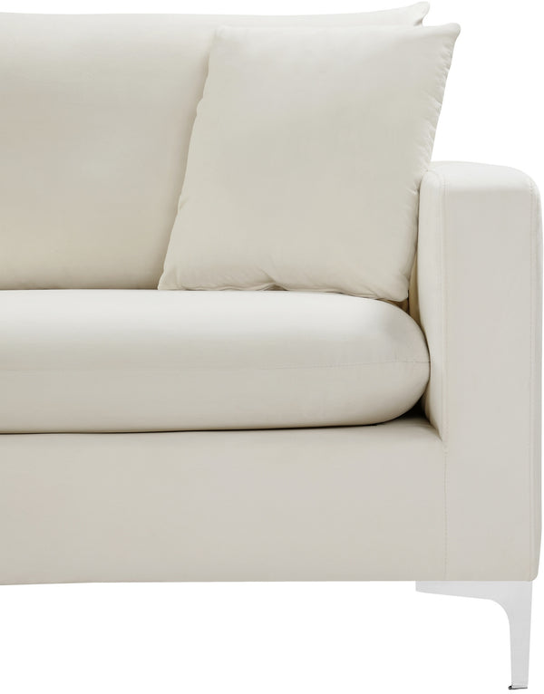 Lucy Sofa In Cream Velvet