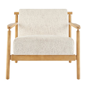 Arnold Chenille Accent Arm Chair, Concord Cream
