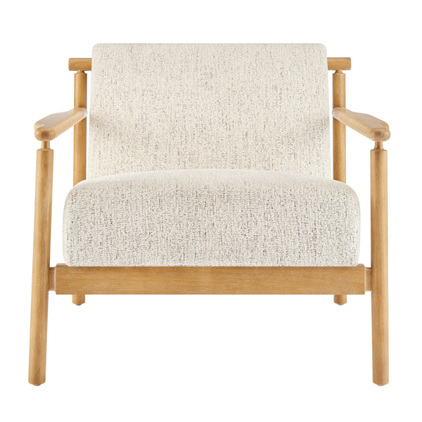 Arnold Chenille Accent Arm Chair, Concord Cream