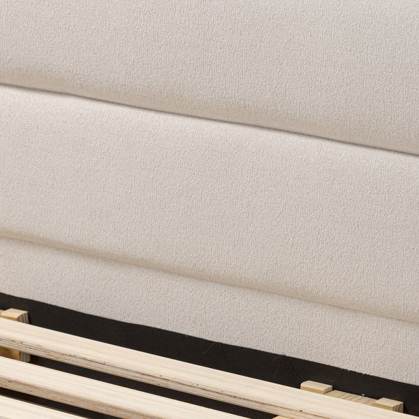Daphne Queen Bed - Crypton Wayfarer Snow