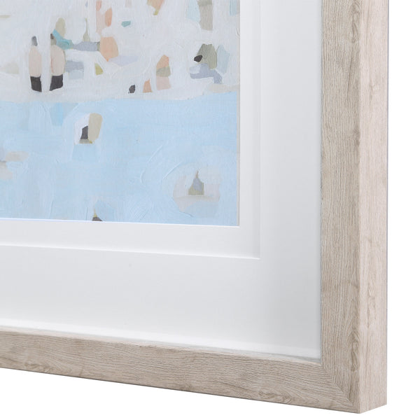Sea Glass Sandbar Framed Prints