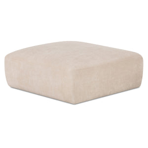 Moe's Matina Ottoman in Oatmeal Beige