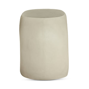 Moe's Albers Outdoor Stool in Cream Concrete