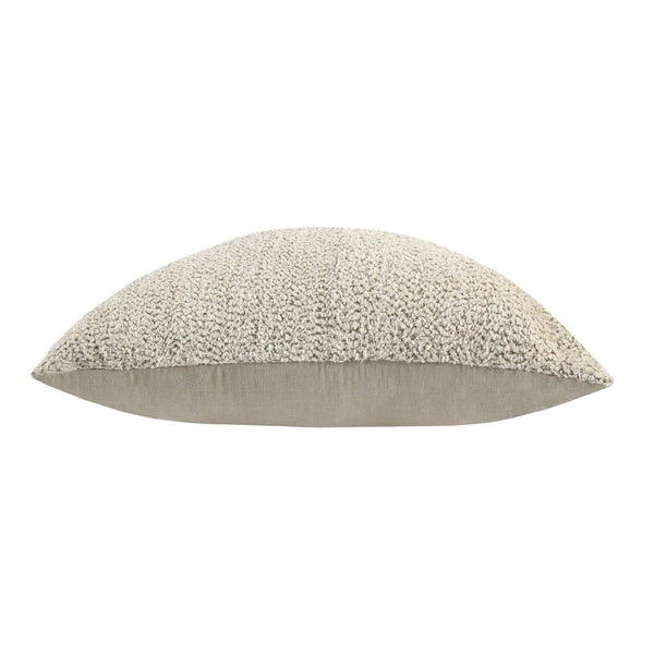 Maris Floor Cushion - Ivory/Natural with Chenille Texture