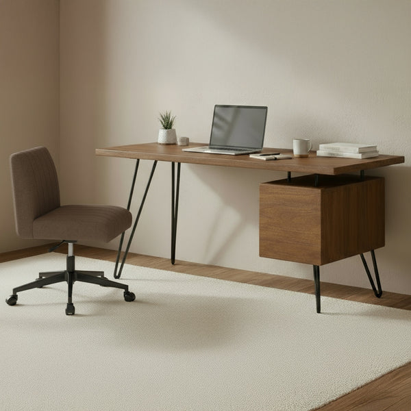 Moe's Sally Light Brown Office Chair